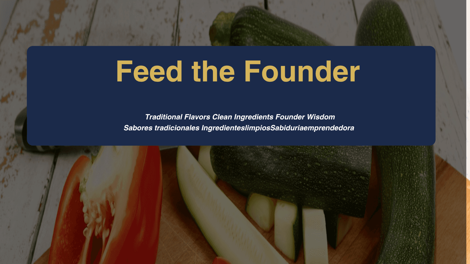 Bilingual- Feed The Founder-Healthy Recipe Guide