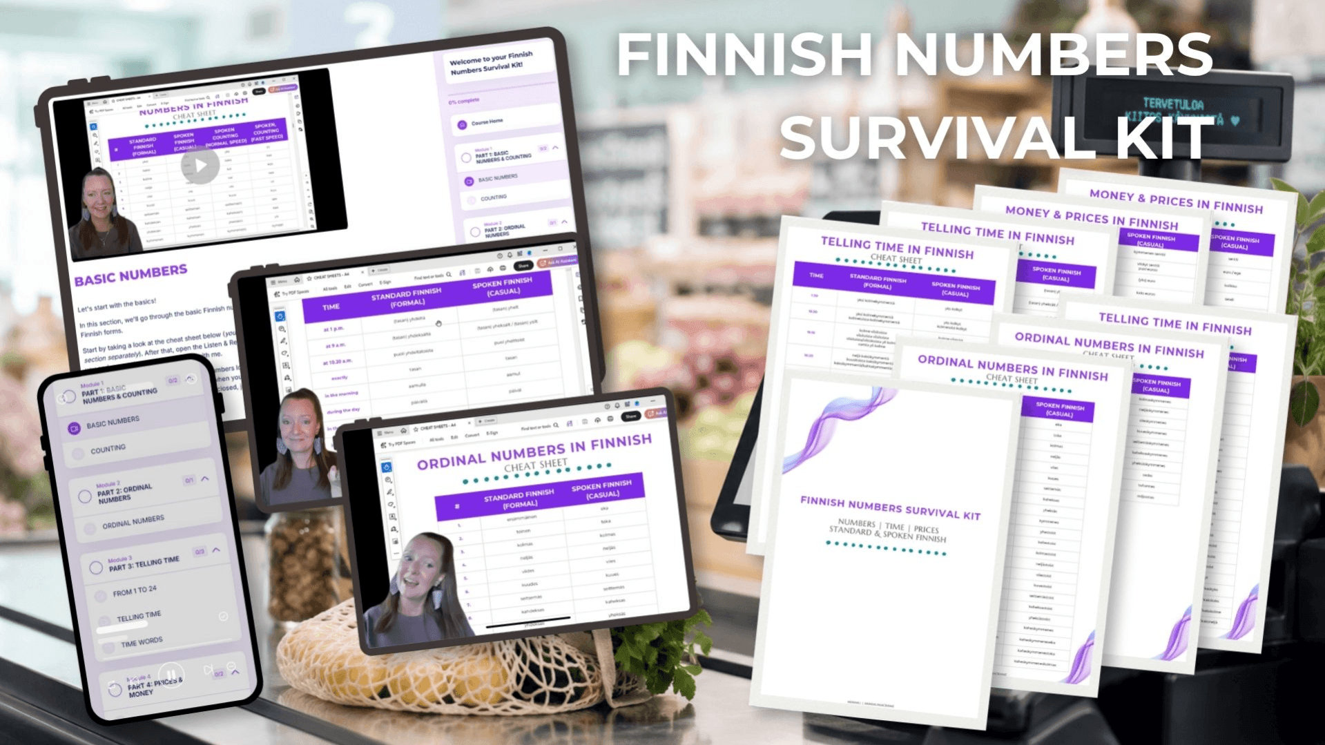 Finnish Numbers Survival Kit