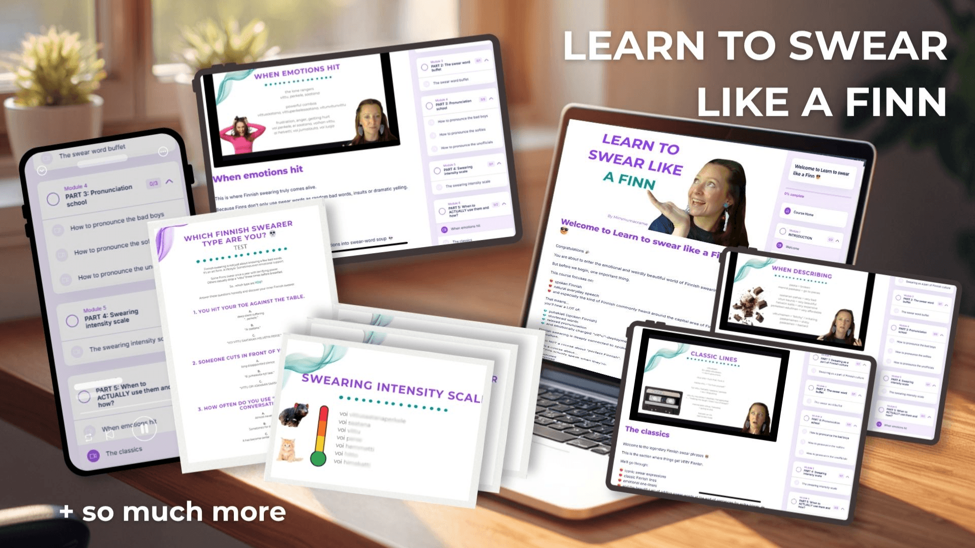 E-COURSE, mini | Learn to swear like a Finn