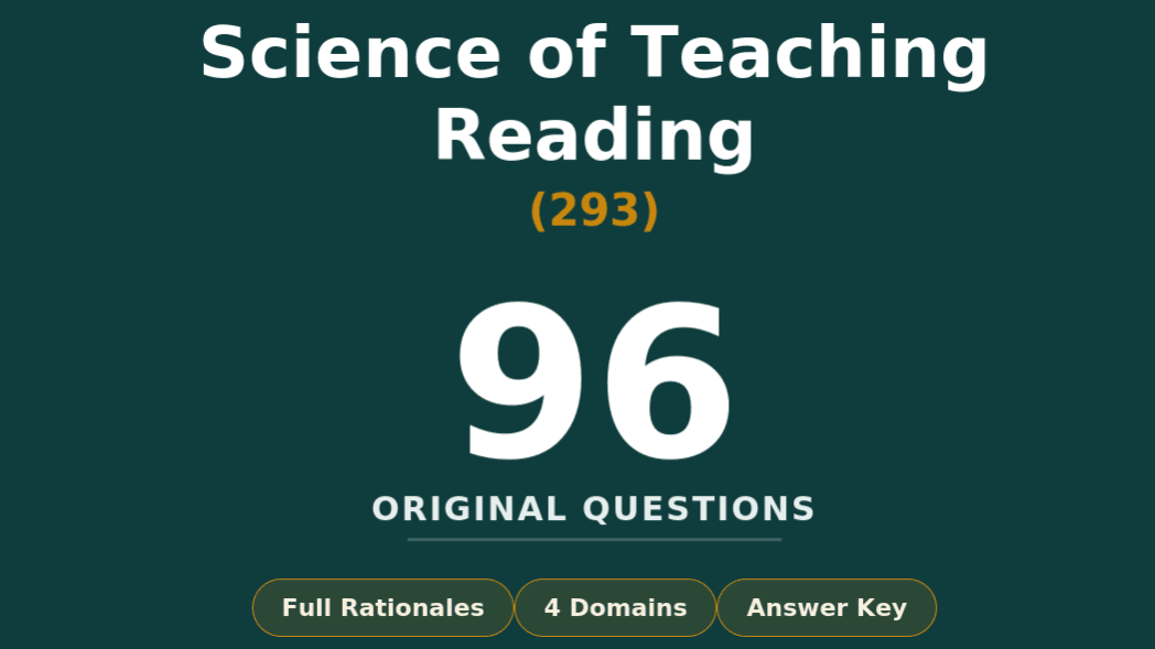 TExES STR (293) Practice Question Bank
