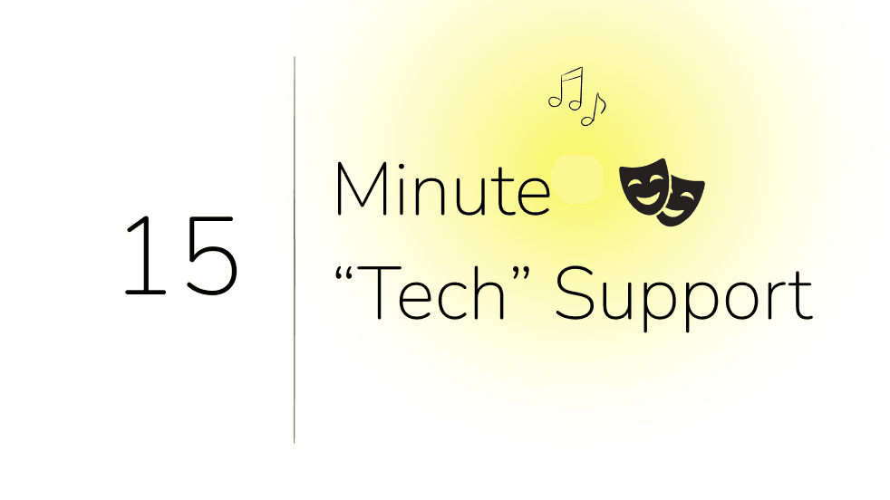 15 Minute 1:1 Zoom Coaching "Tech Support"
