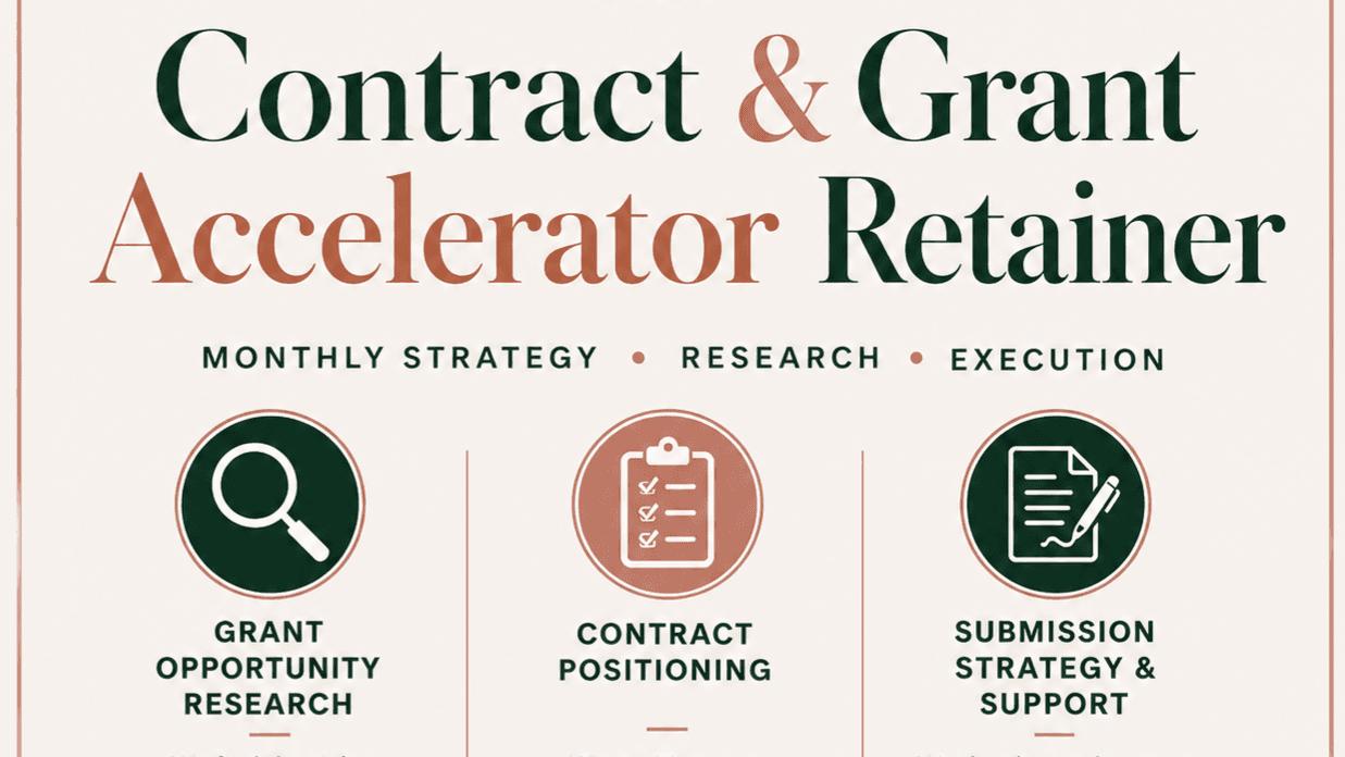 Contract & Grant Accelerator Retainer 