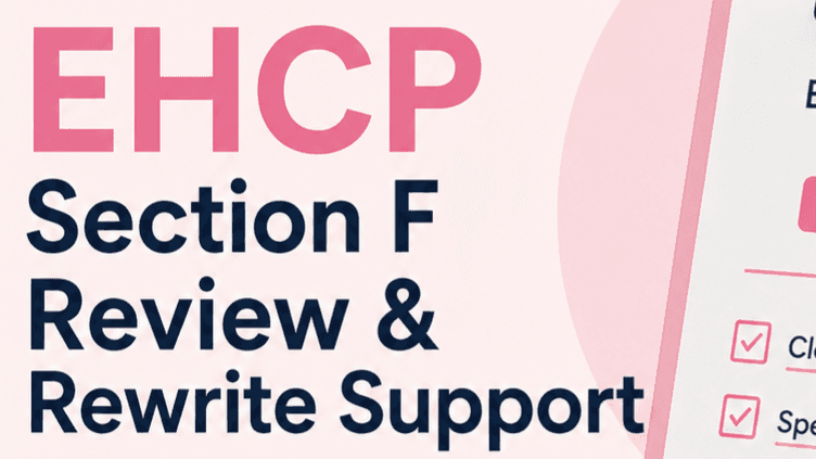 EHCP Section F Review & Rewrite Support