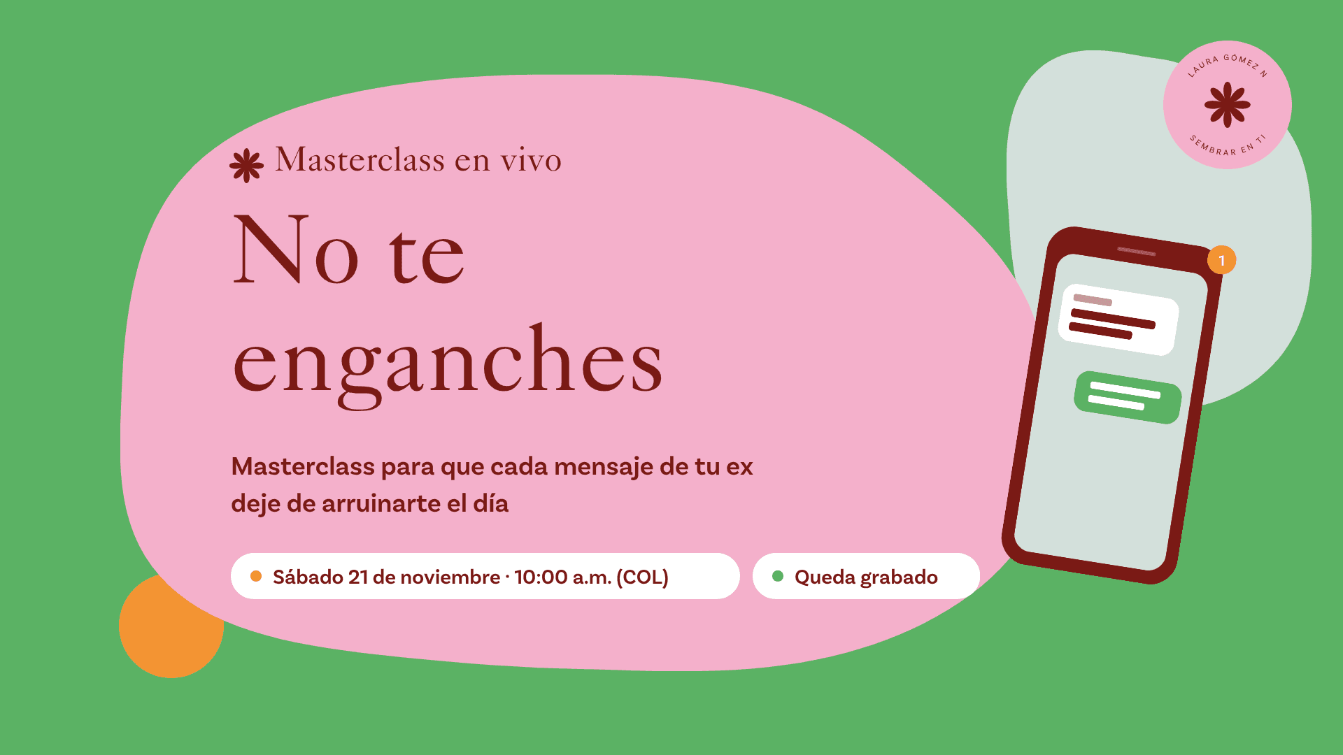 No te enganches- Masterclass en vivo