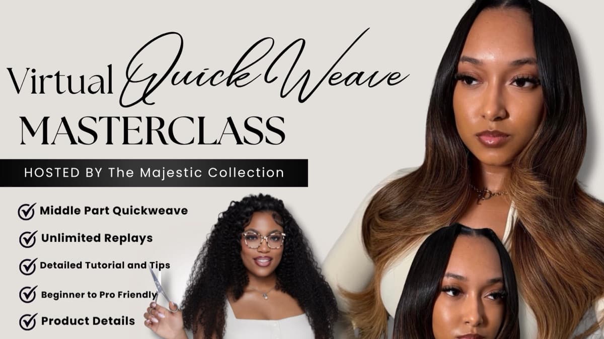 Get My Middle Part QuickWeave + Curls Tutorial 
