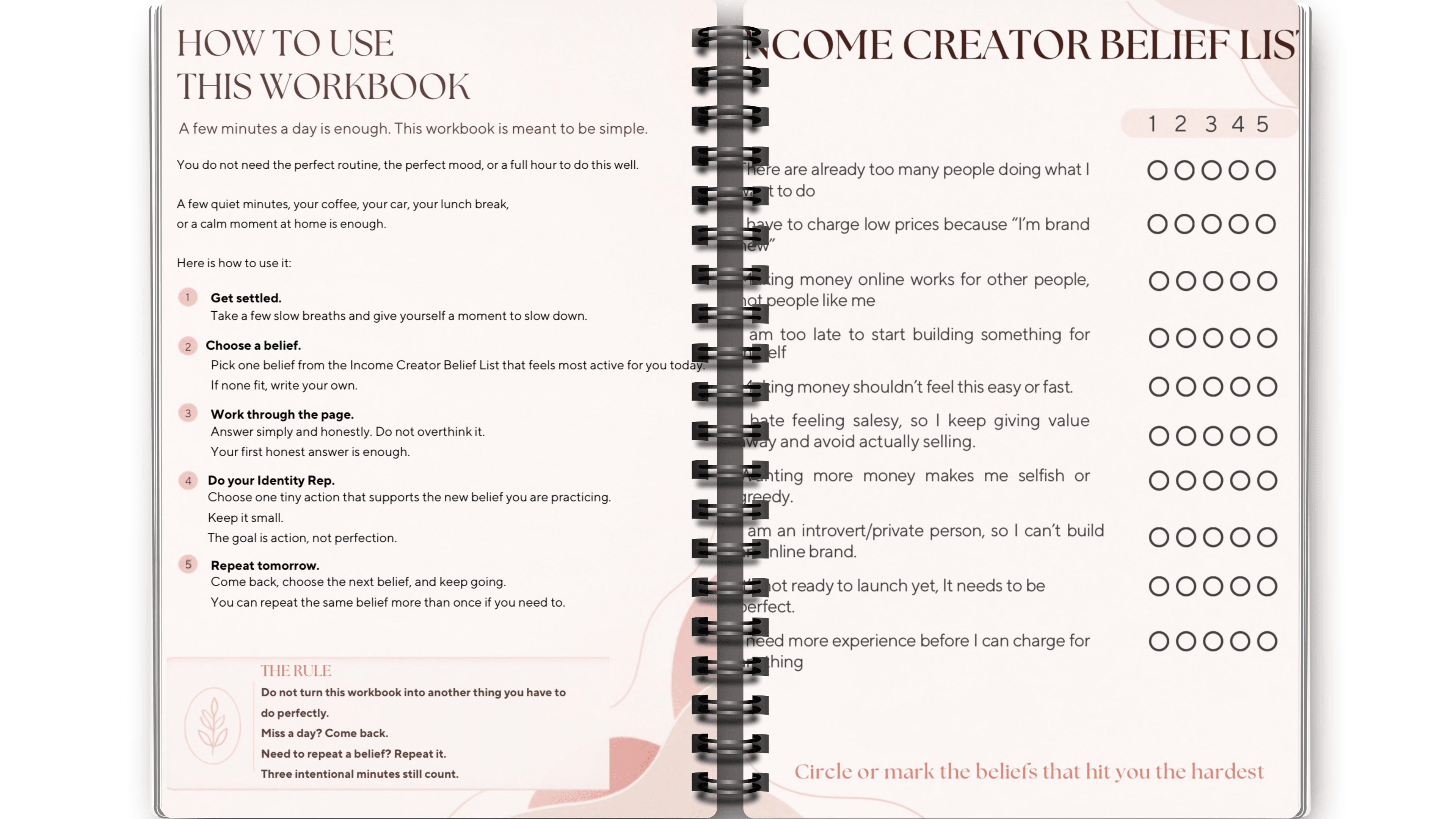The Income Creator Workbook