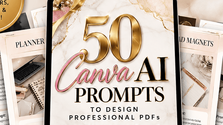 50 Canva AI Prompts to Design Professional PDFs