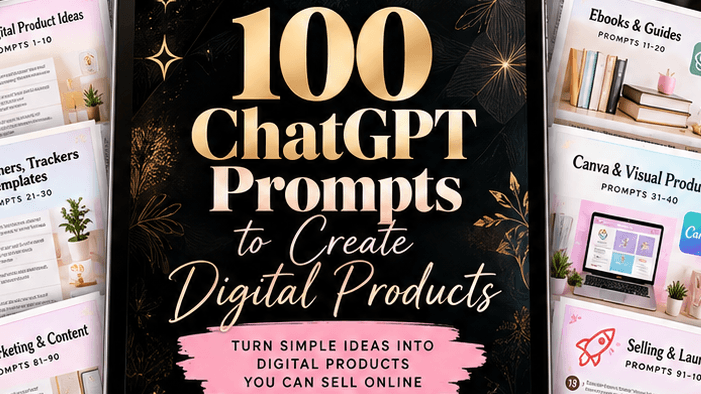 100 ChatGPT Prompts to Create Digital Products