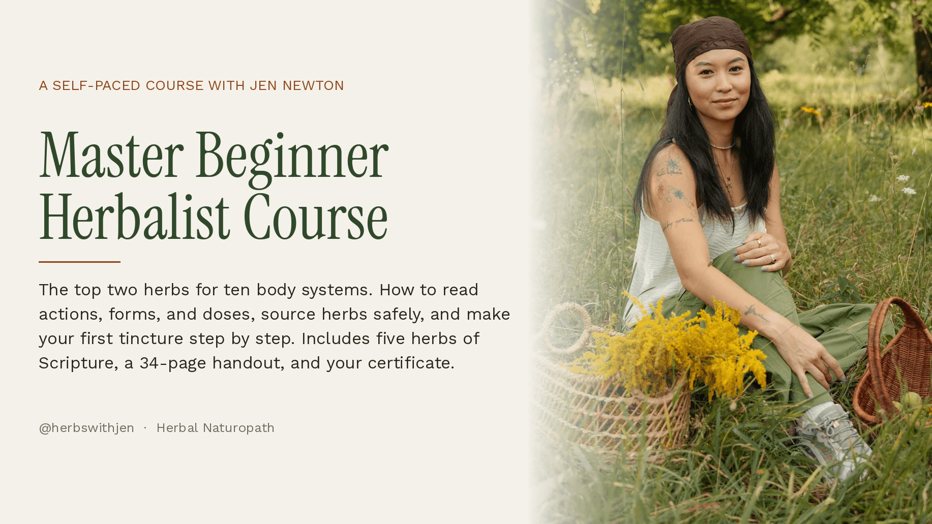 Master Herbalist: The Beginner's Course