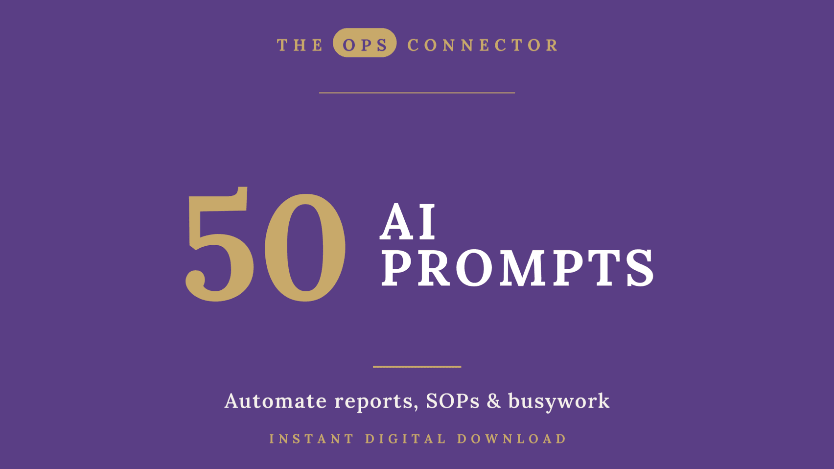 50 AI Prompts to Automate Your Ops