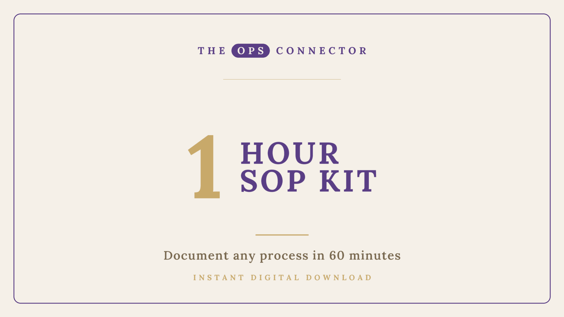 SOP Kit