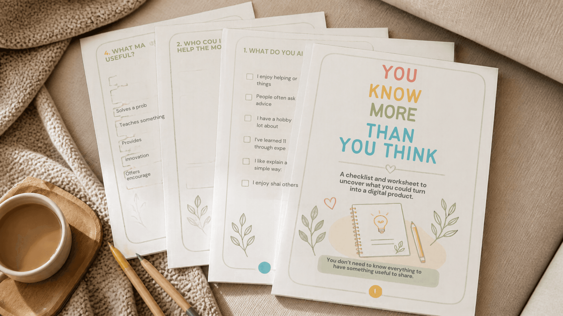 You Know More Than You Think Worksheets