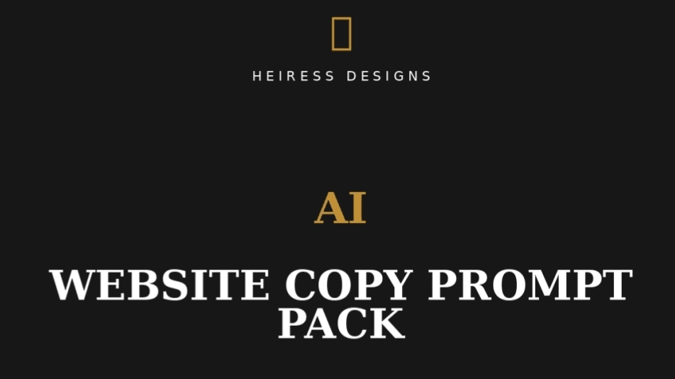 AI Website Copy Prompt Pack
