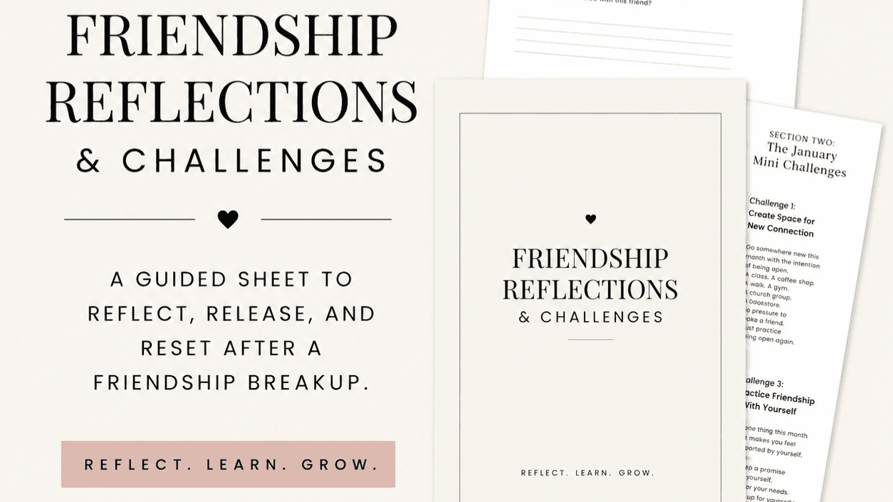 Get My Friendship Break Up Resource Now!