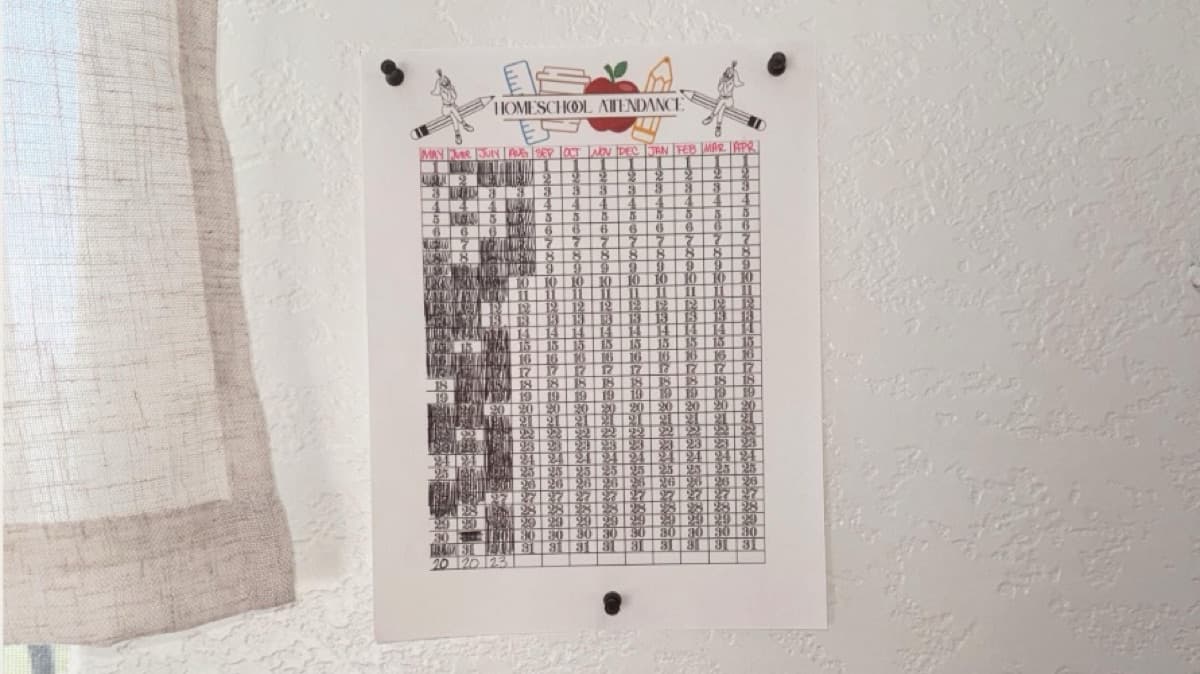 School Attendance Sheet