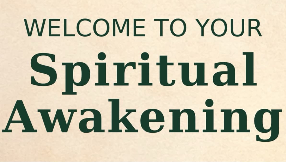 Welcome to your Spiritual Awakening Guide