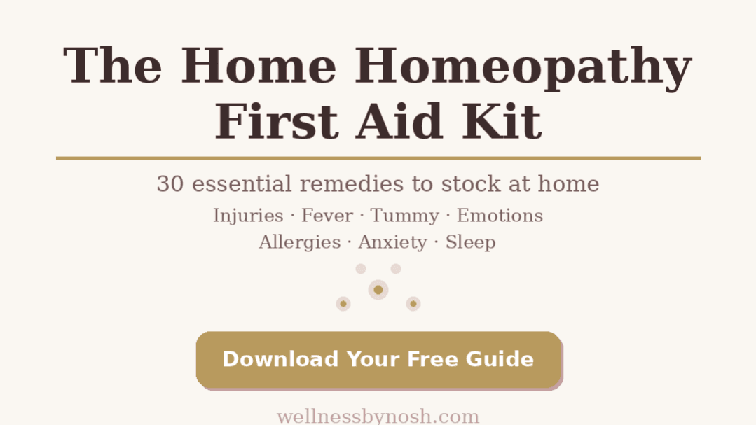 Free Guide: The Home Homeopathy First Aid Kit