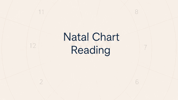 Personalized Natal Chart Reading