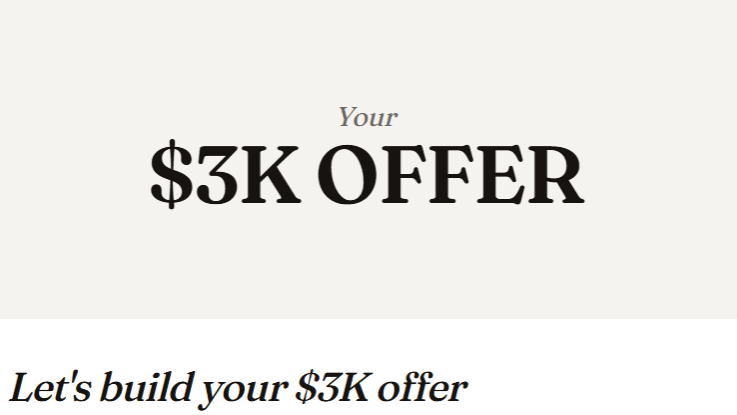AI Confidence — Let's Build Your $3K Offer