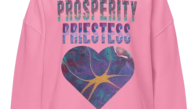 Women’s Organic Crew Neck Sweatshirt Pink