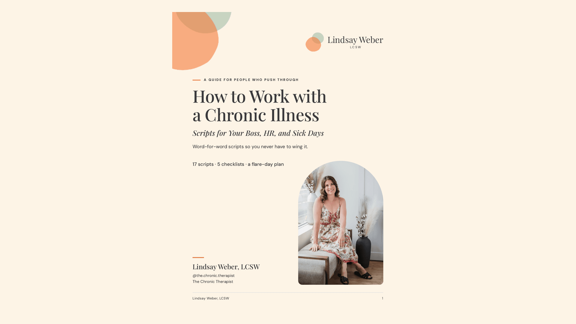 How to Work with a Chronic Illness: Scripts