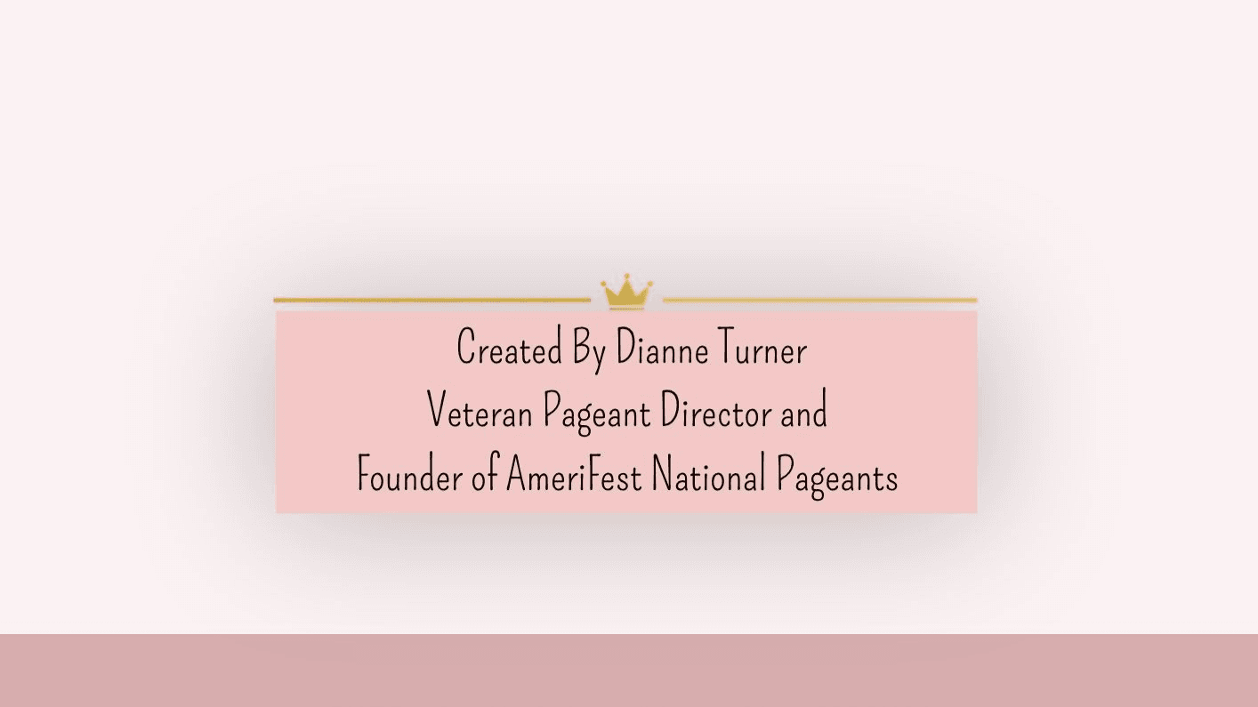 Pageant Prep Workbook - Vol. 1