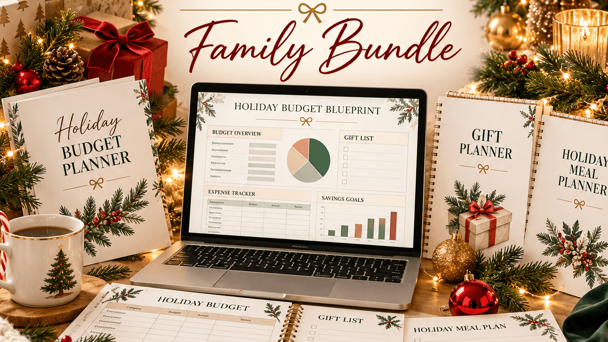Holiday Budget Blueprint | Family Bundle