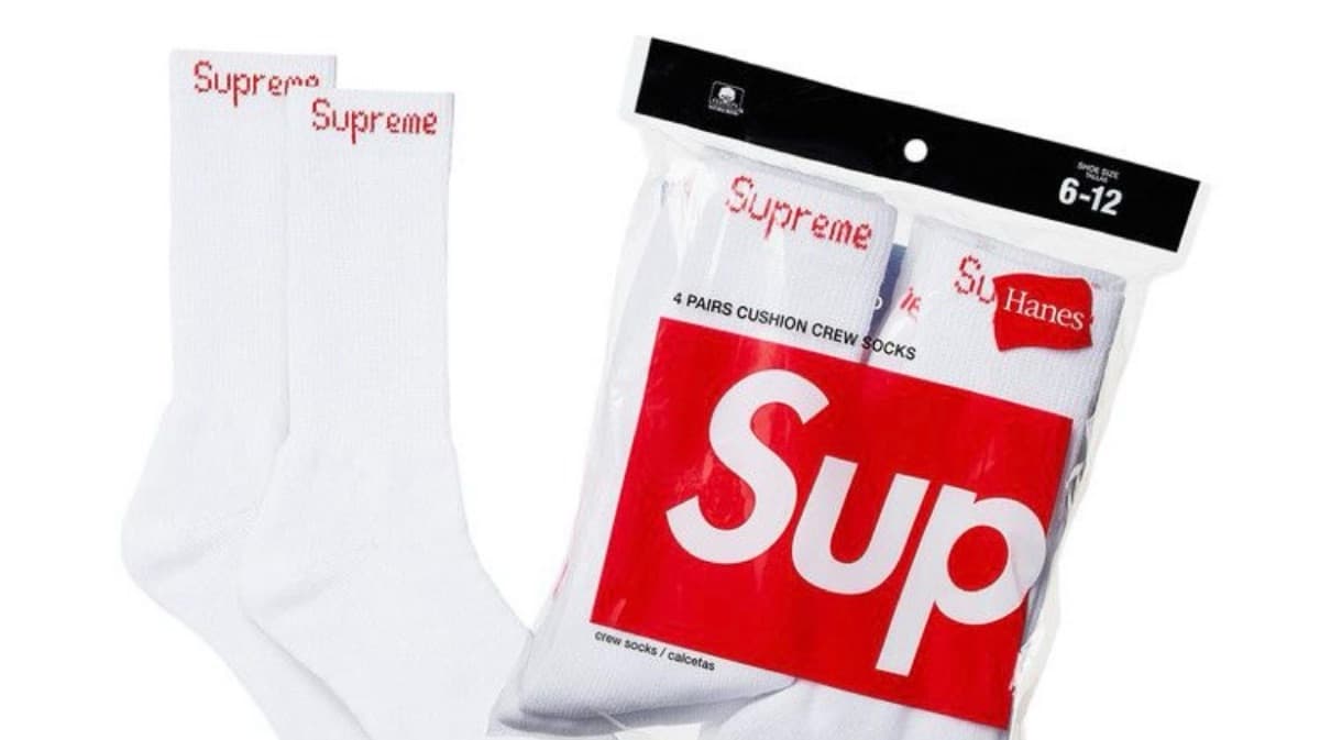 Red Preme Hanes Socks
