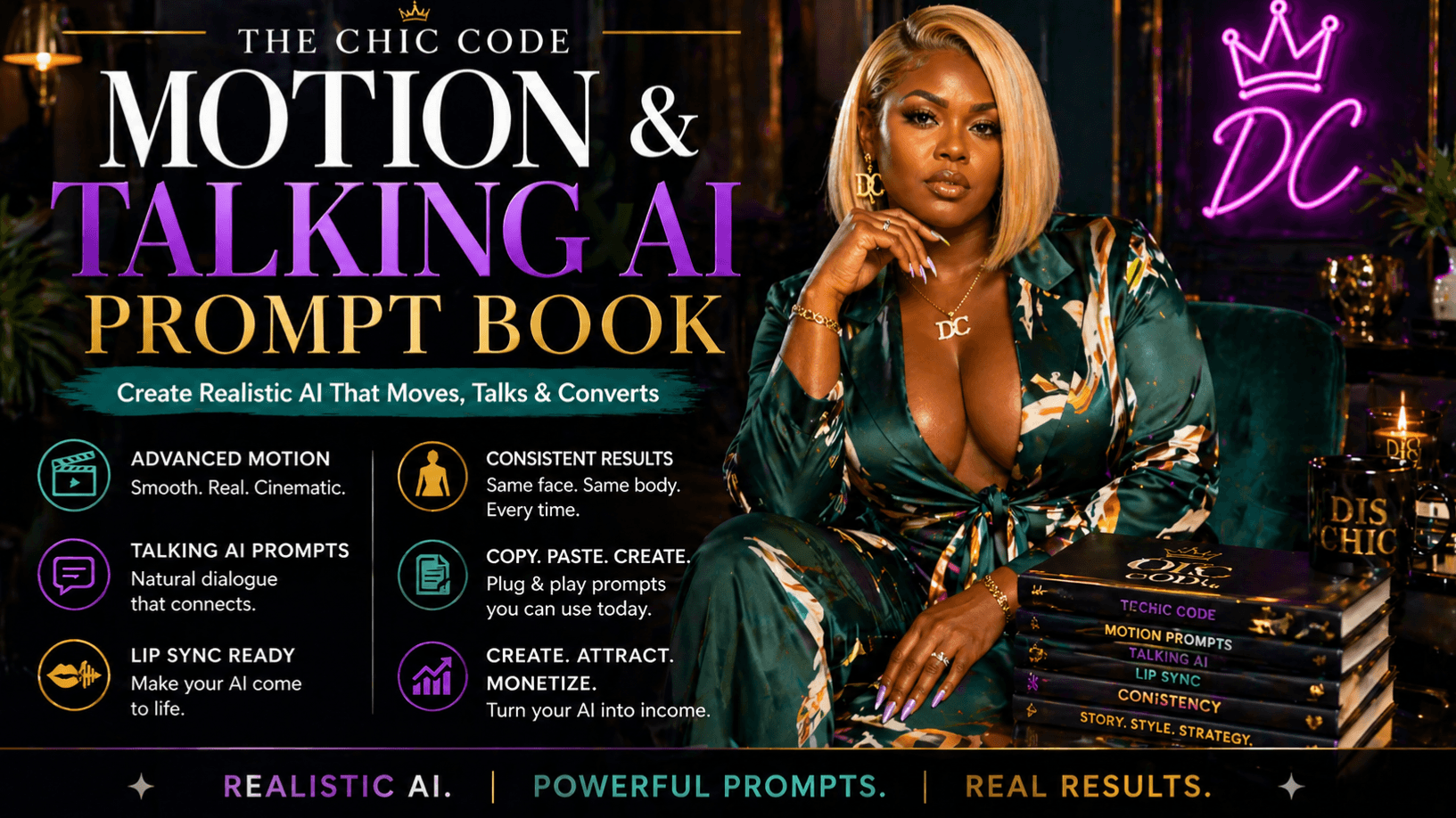 The Chic Code: Motion & Talking AI Prompt Pack