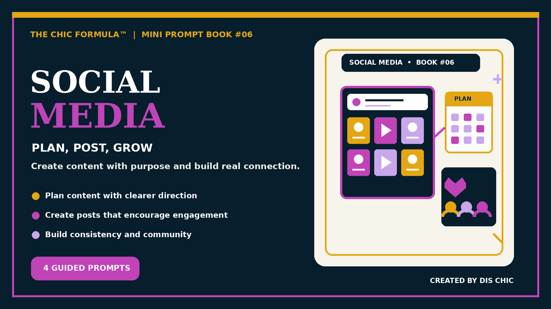 Social Media: Plan, Post & Grow