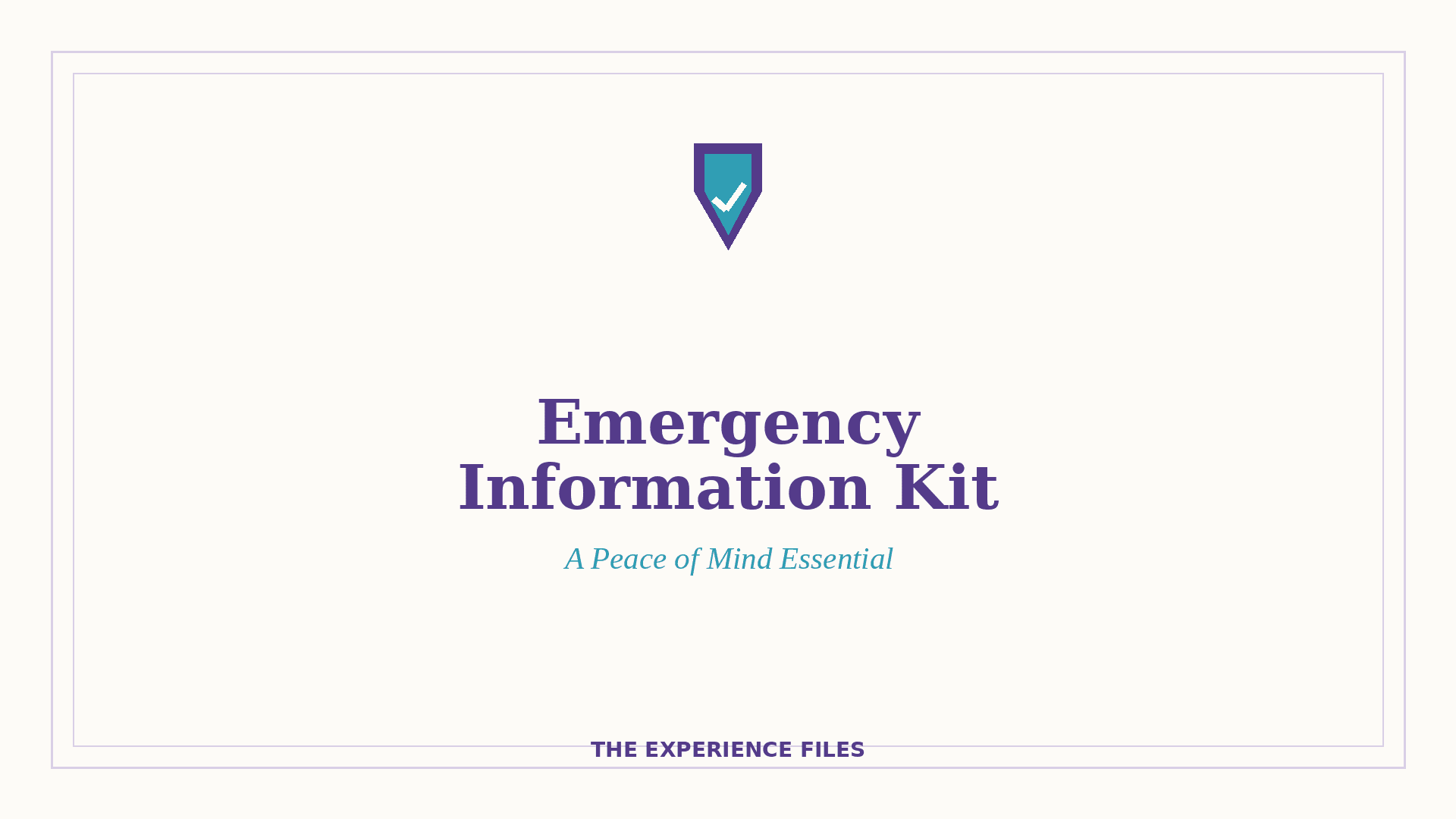 Emergency Information Kit 