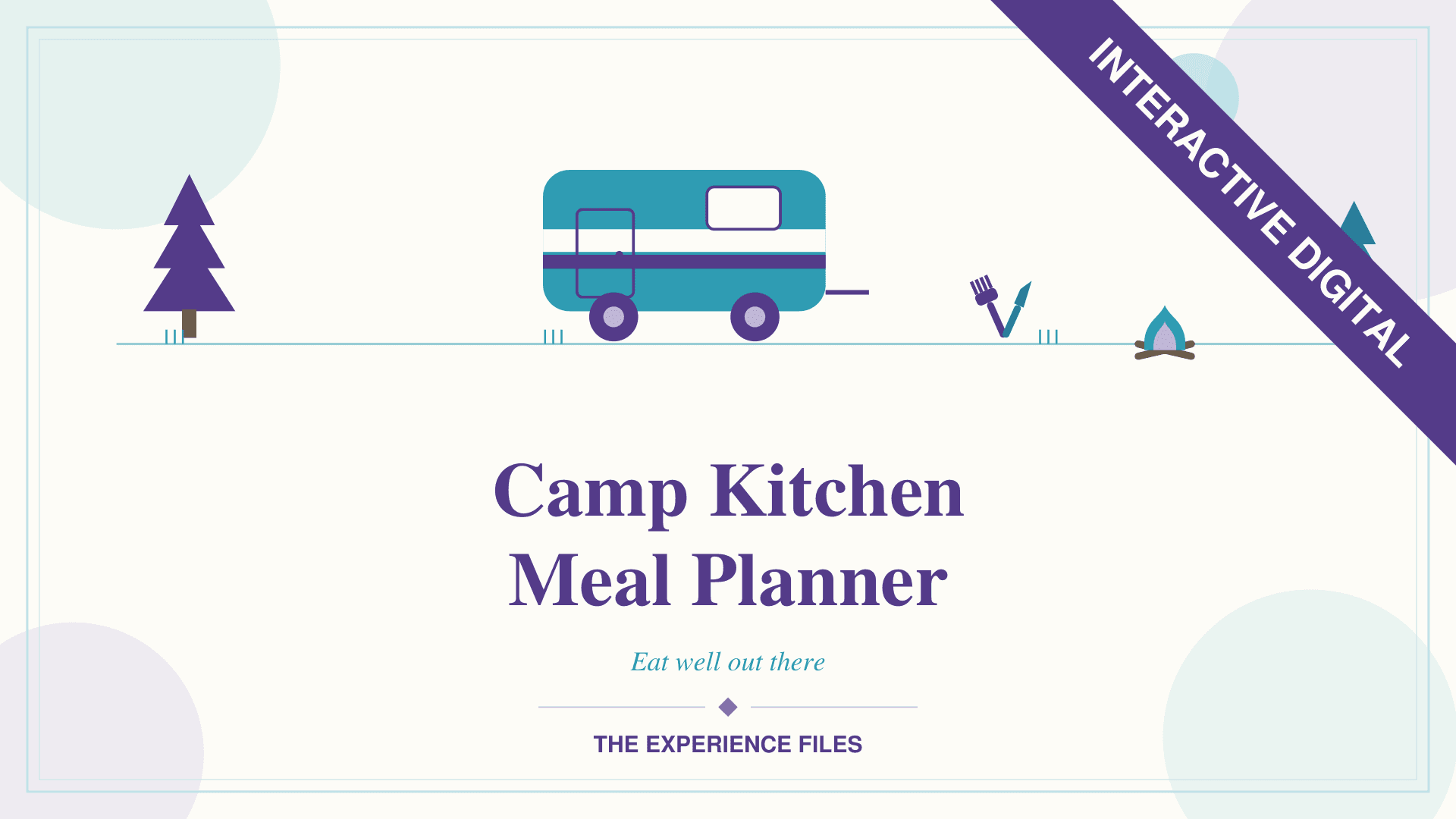 Camp Kitchen Meal Planner -DIGITAL