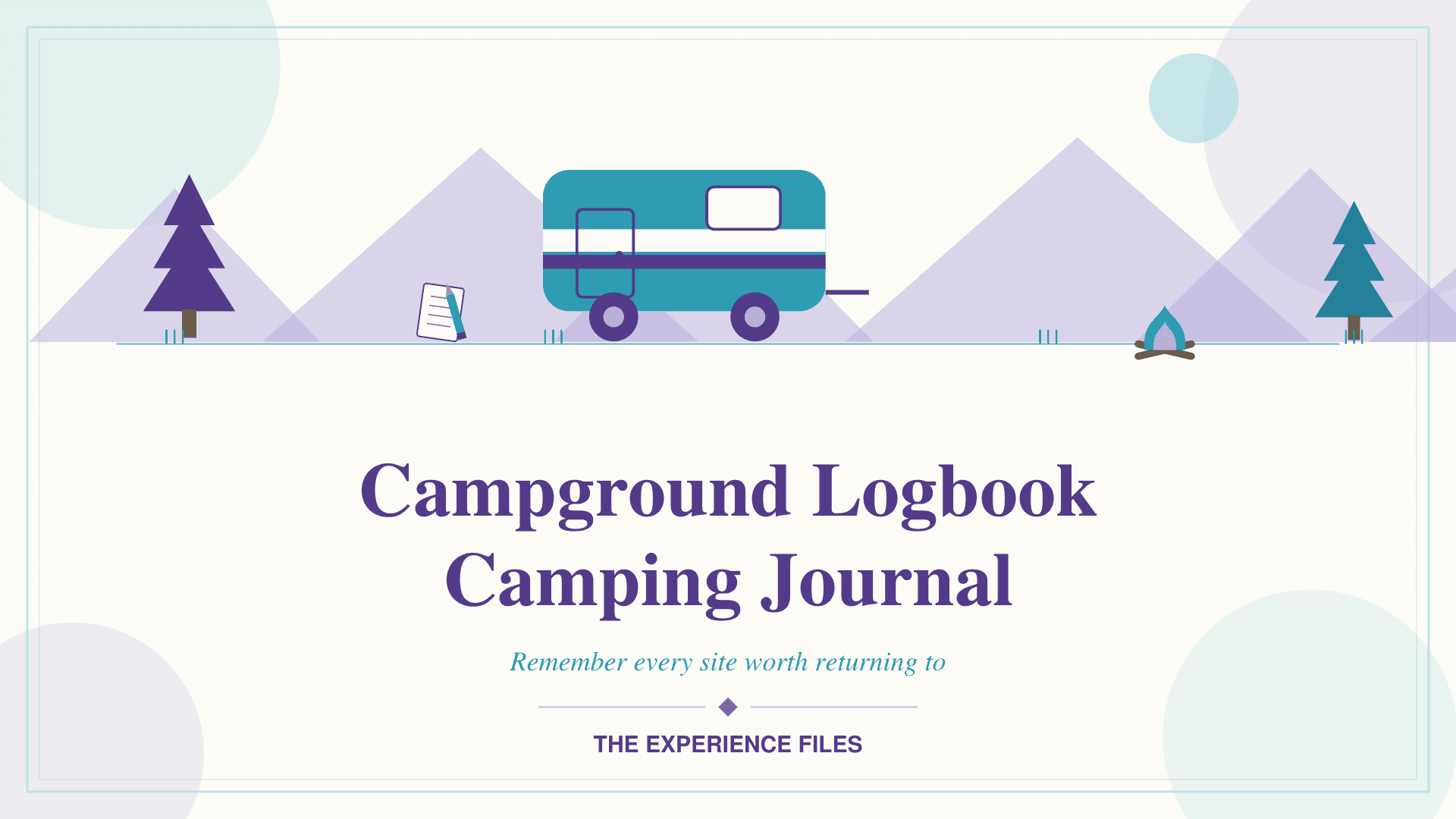 Campground Logbook & Camping Journal