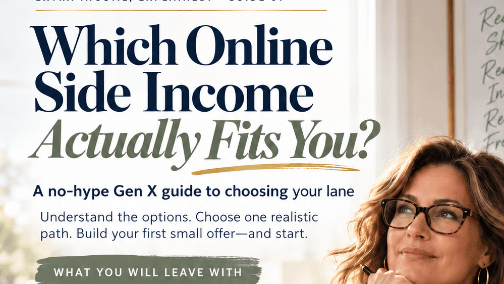 Which Online Side Income Actually Fits YOU?!