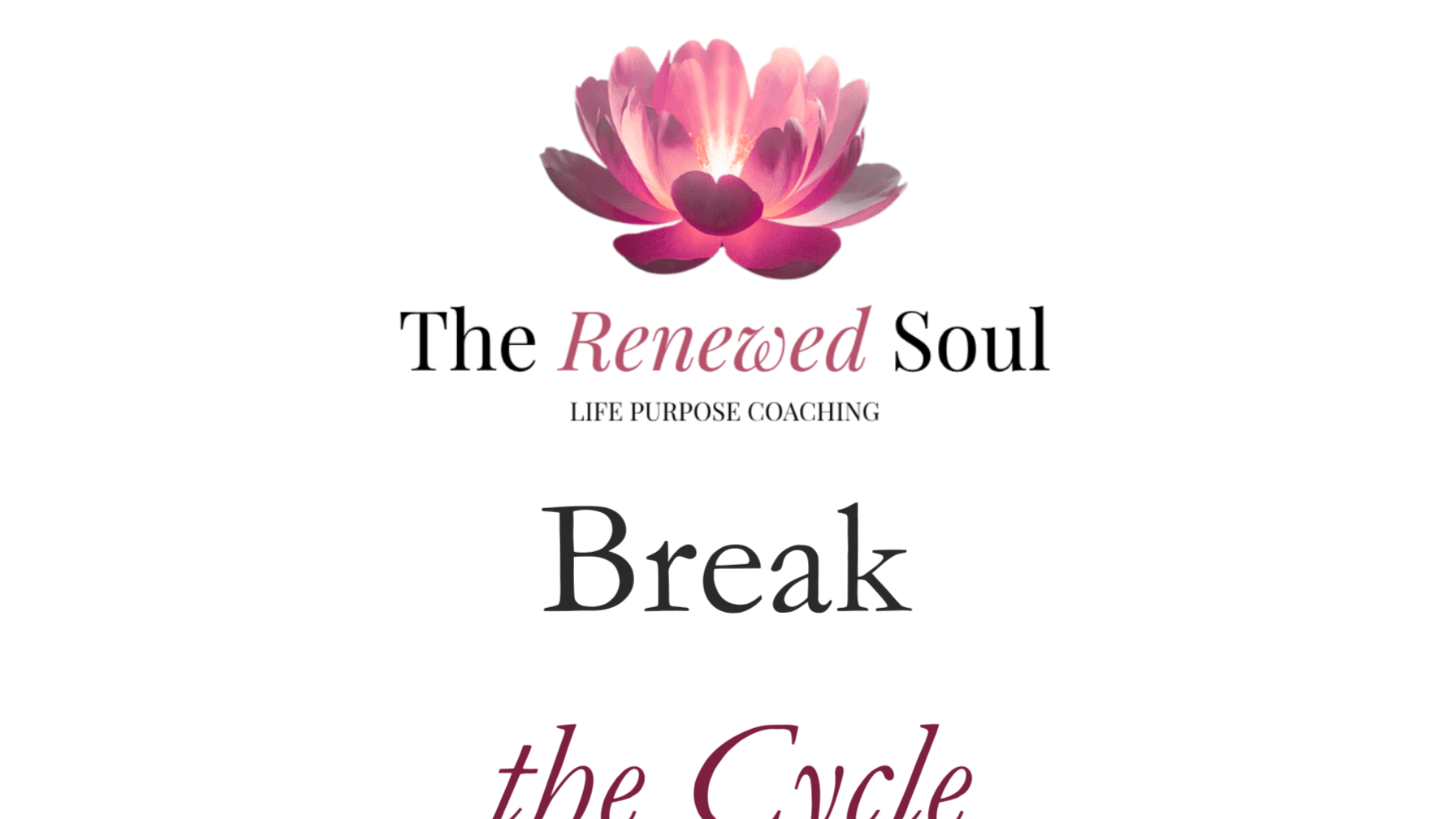 Break the Cycle Workbook