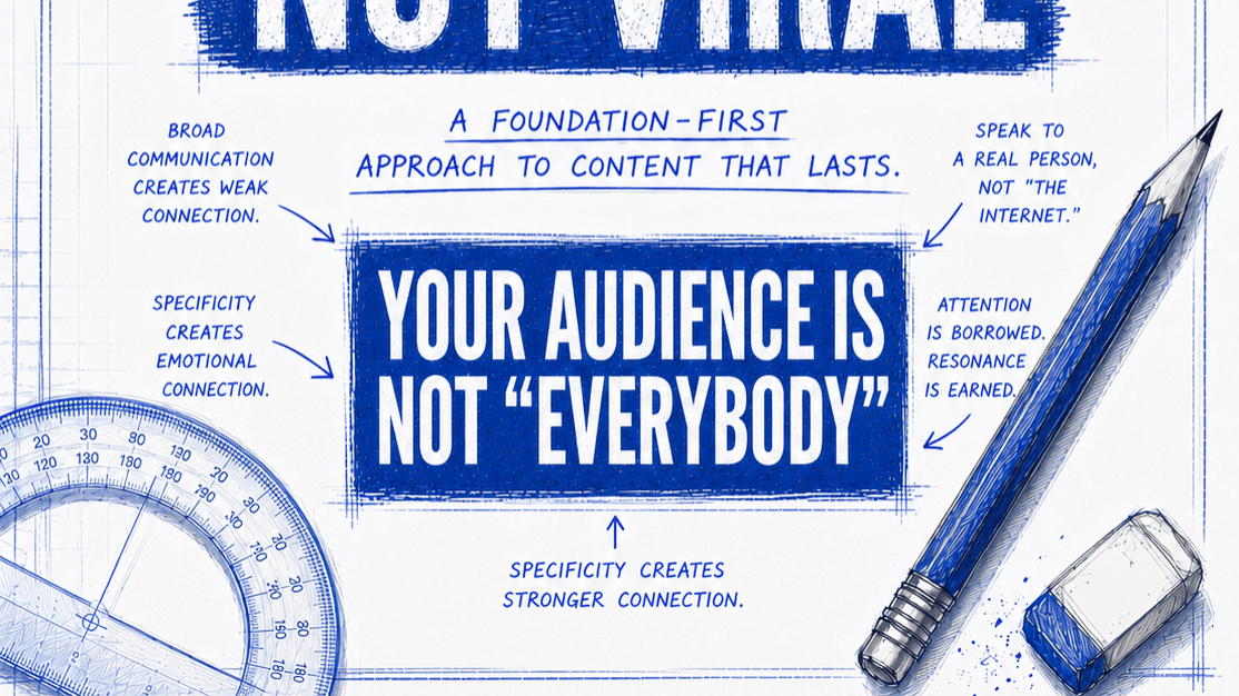 Your Audience is not "EVERYBODY"