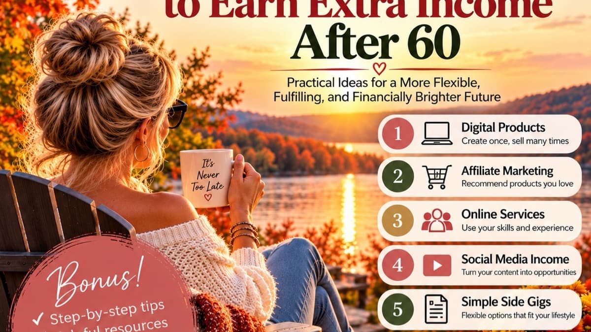  “5 Simple Ways to Earn Extra Income After 60”