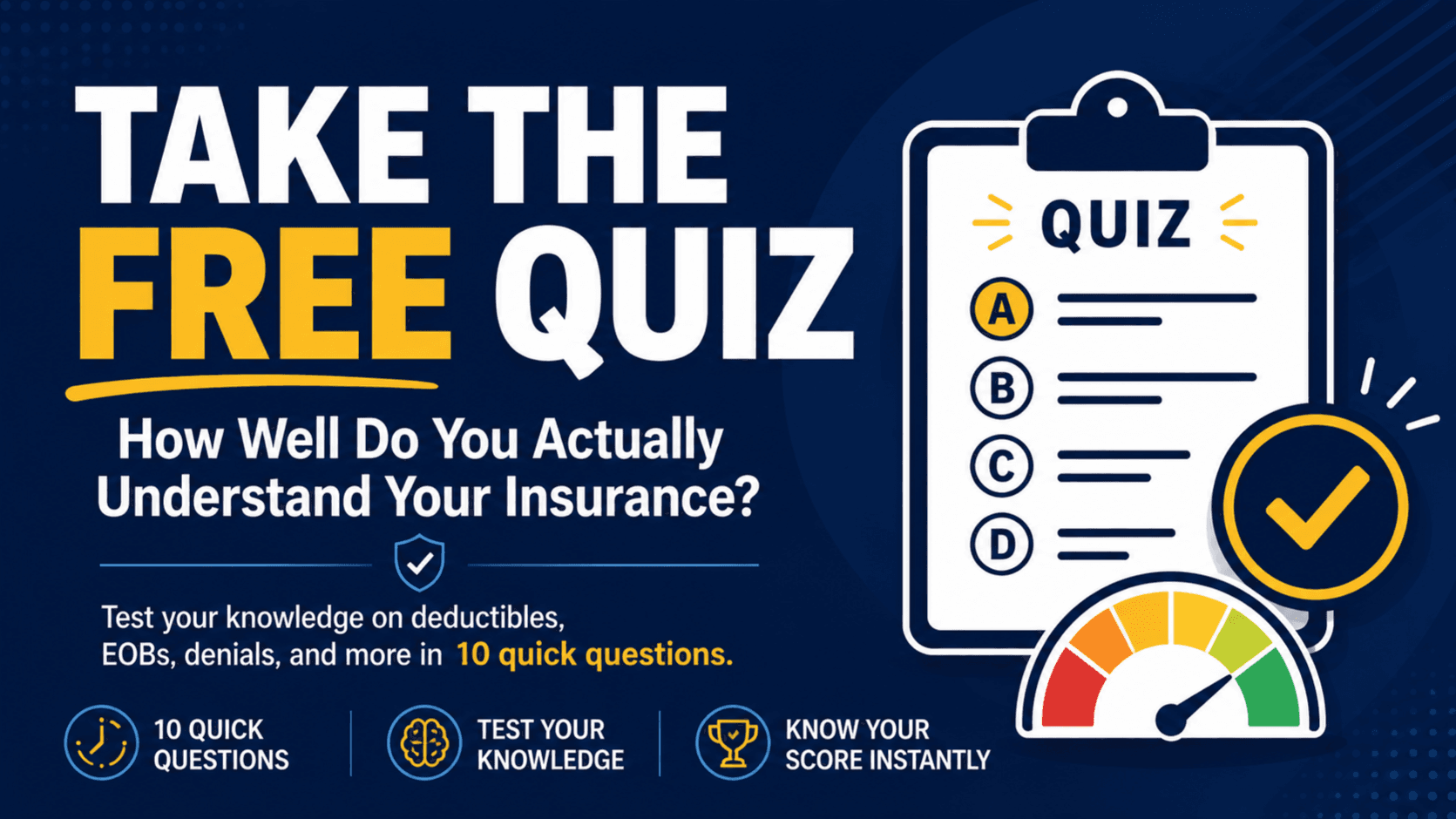 Take the Free Health Insurance Quiz Here