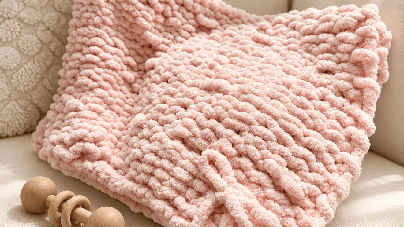 Love, Mama Handmade Baby Blanket 🩷