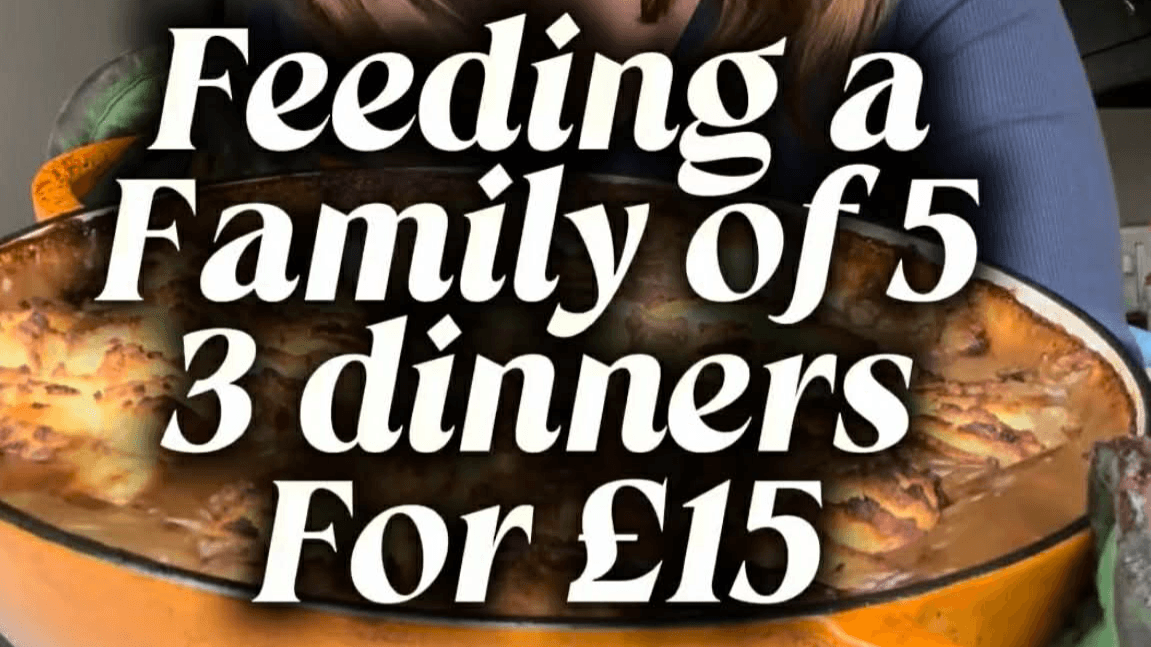 Feed Your Family for £15 | 3 Hearty Aldi Dinners
