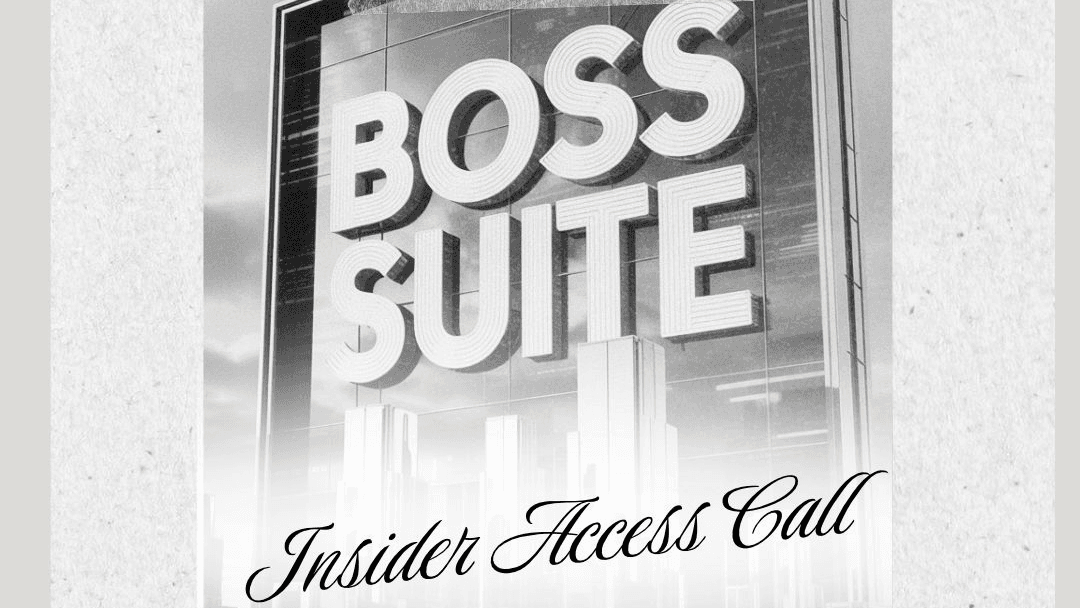Save your seat for the Insider Access Call