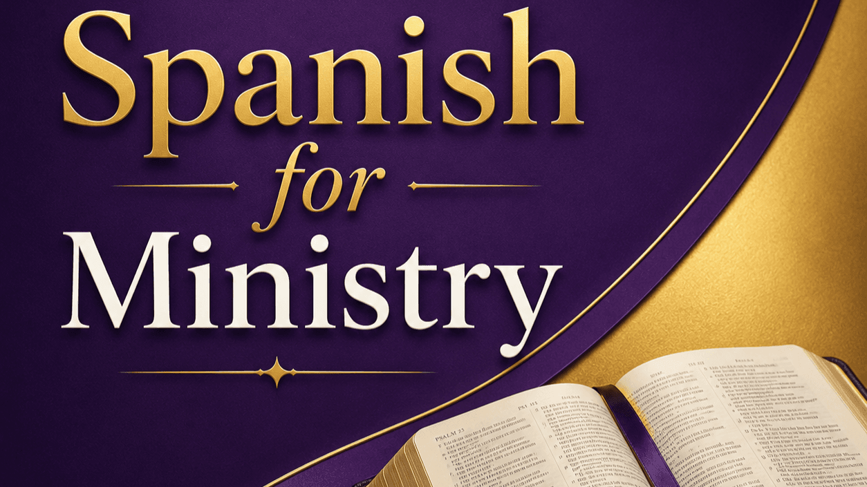 Spanish for Christian Ministry Live Webinar