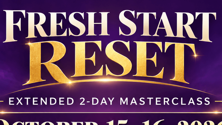 The Reset 2 Day Master Class