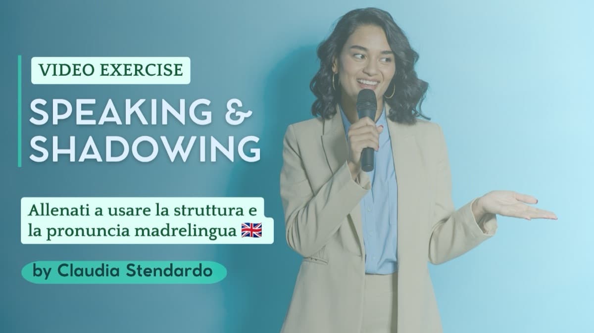 Ottieni il mio allenamento di shadowing 🗣️🧠