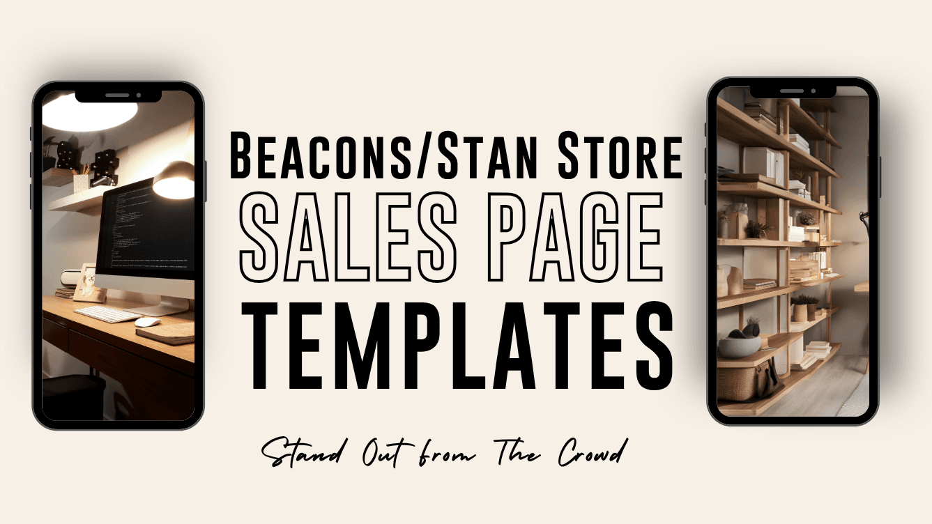 Stan store | Beacons Sales Page Templates 