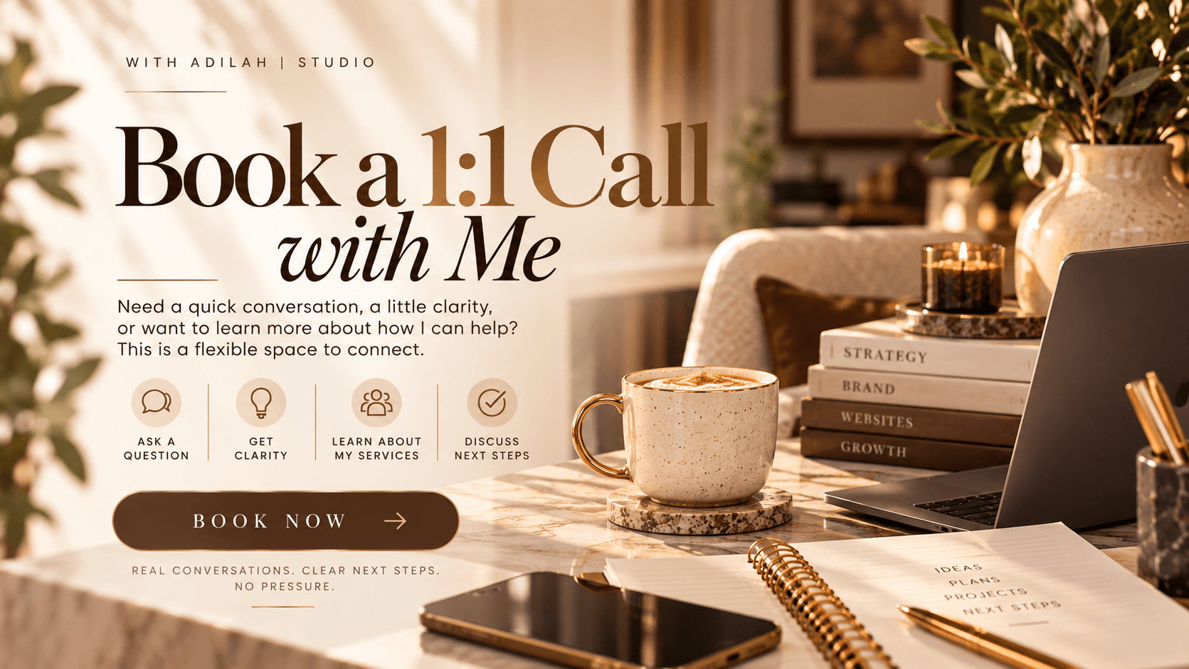 Book a 1:1 Call with Me