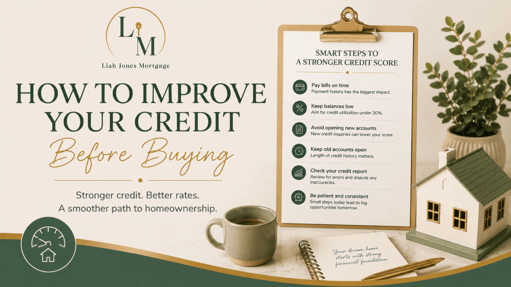 How To Improve Your Credit Before Buying