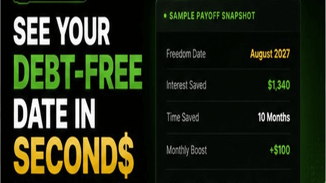 Free Debt Payoff Date Calculator