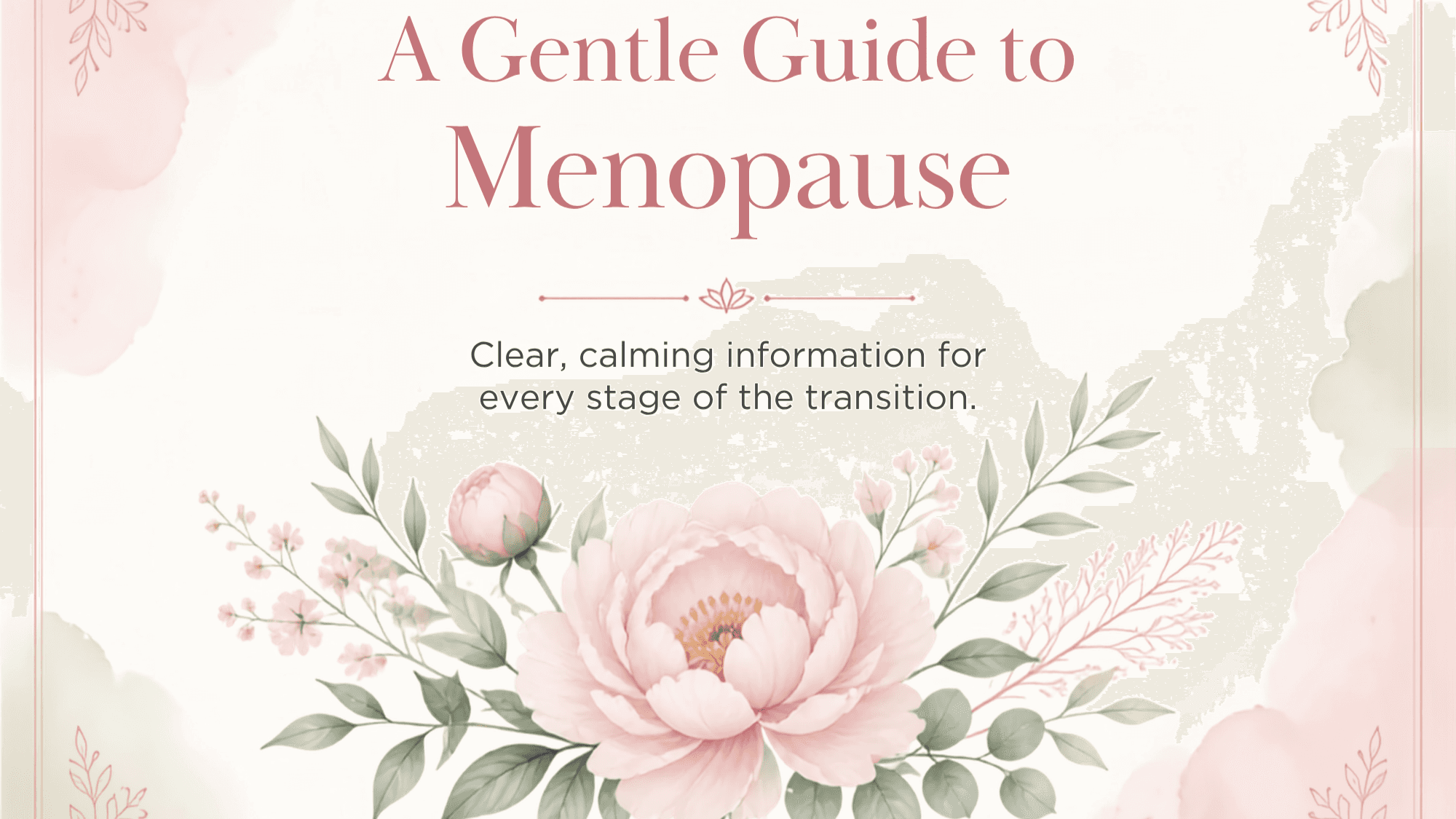A Gentle Guide to Menopause Journal!