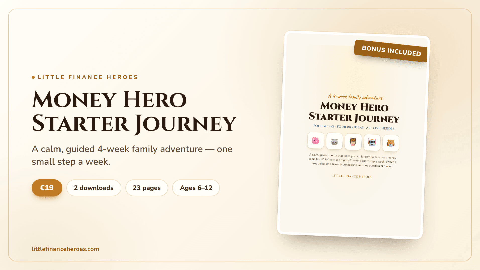 Money Hero Starter Journey
